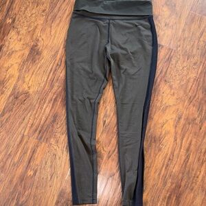 Nike Olive and Black Leggings